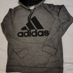 Adidas Men's Gray Hoodie